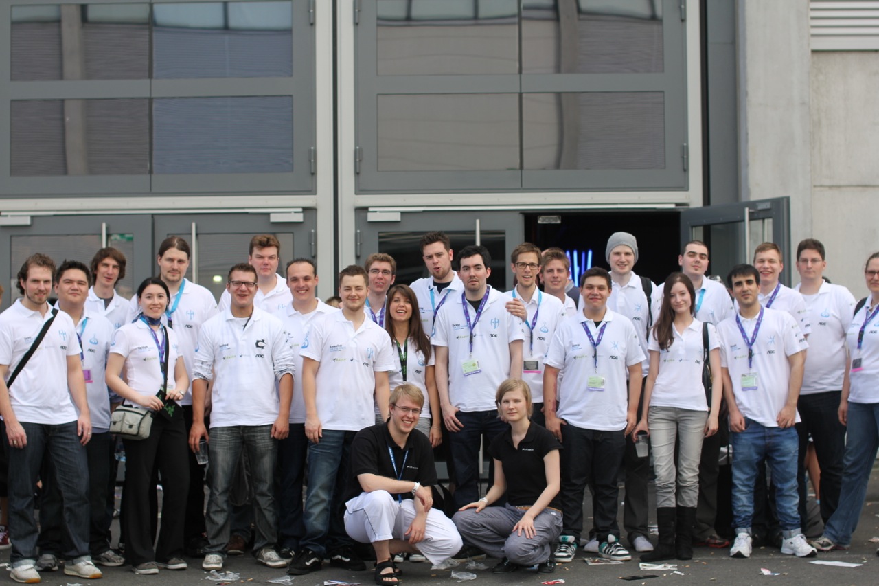 Manaflask team at gamescom 2011
