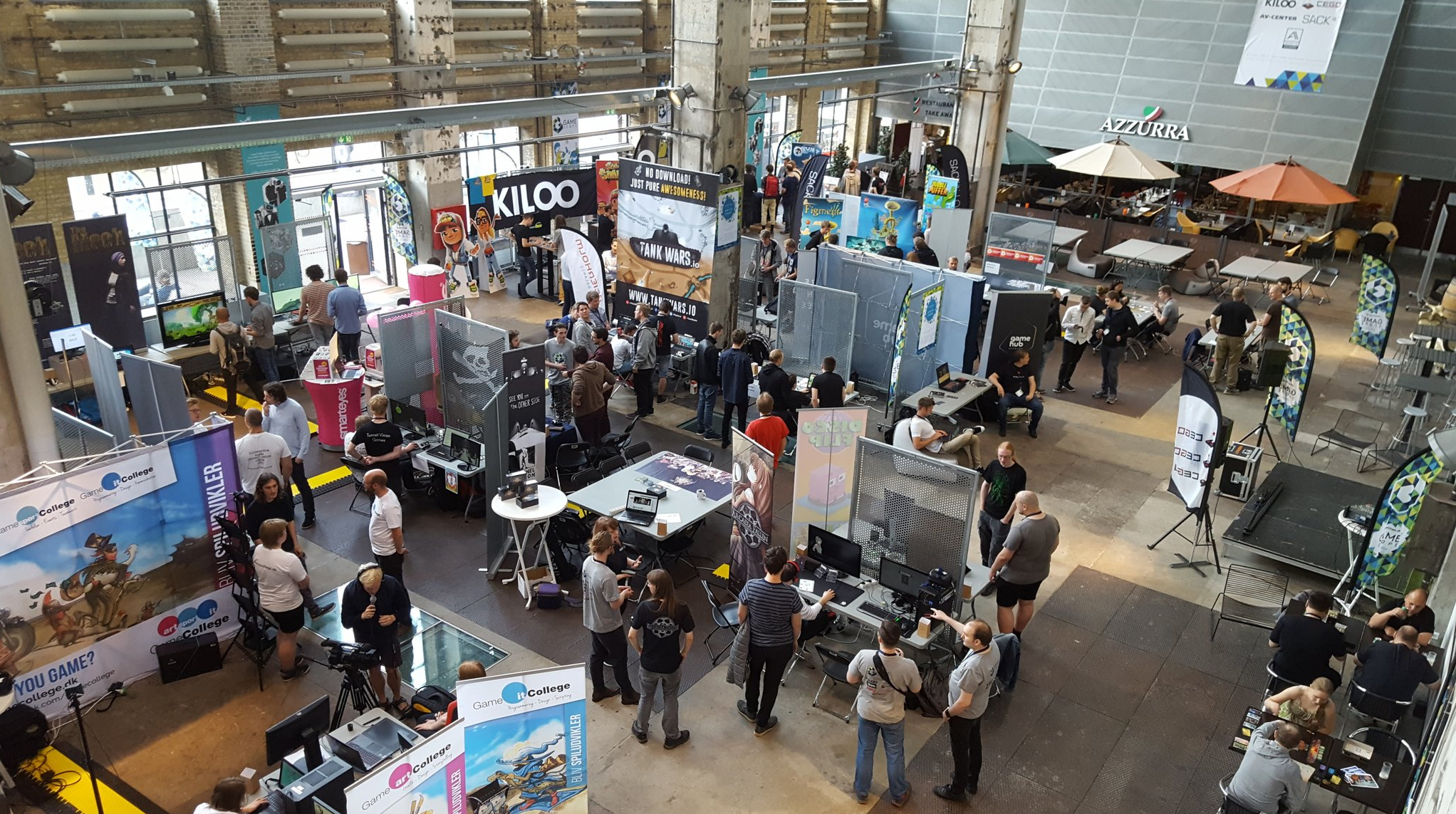 TankWars.io booth at a gaming event